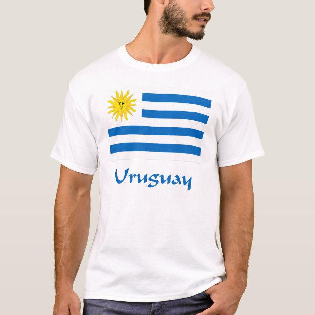 Camiseta Bandeira de Uruguai (Frente)