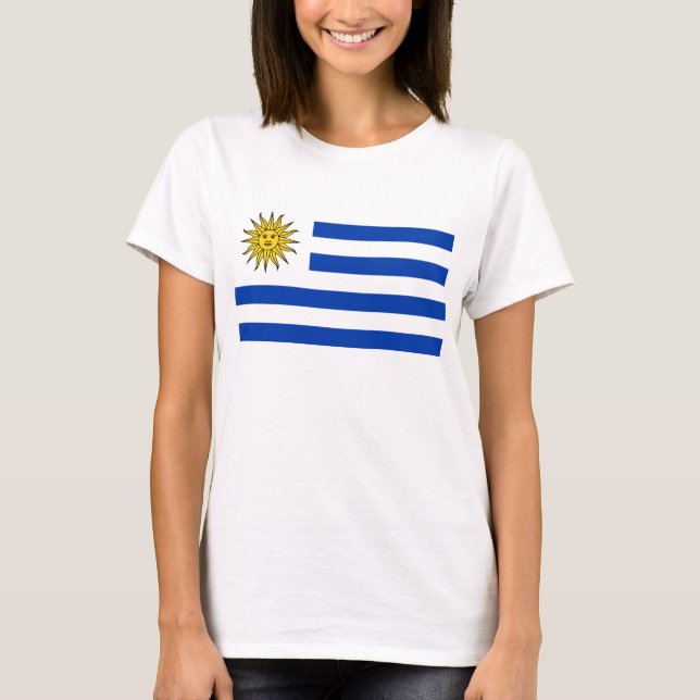 Camiseta Bandeira de Uruguai (Frente)