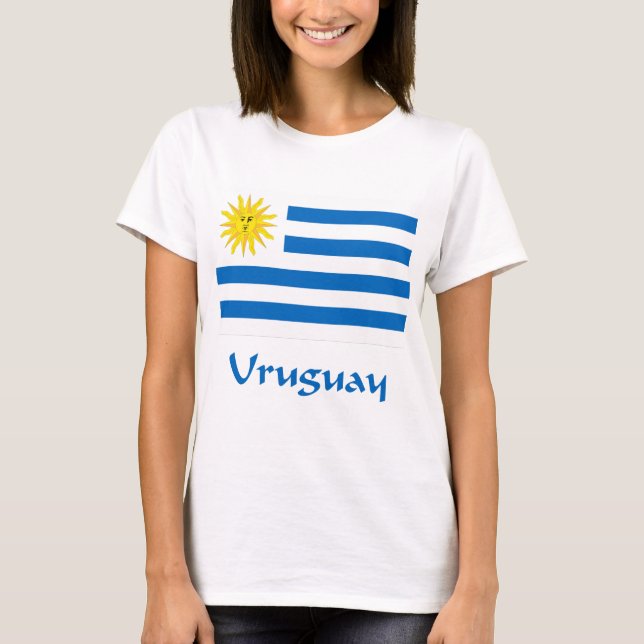 Camiseta Bandeira de Uruguai (Frente)