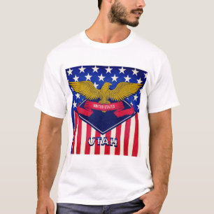 Camiseta Bandeira de Utah EUA