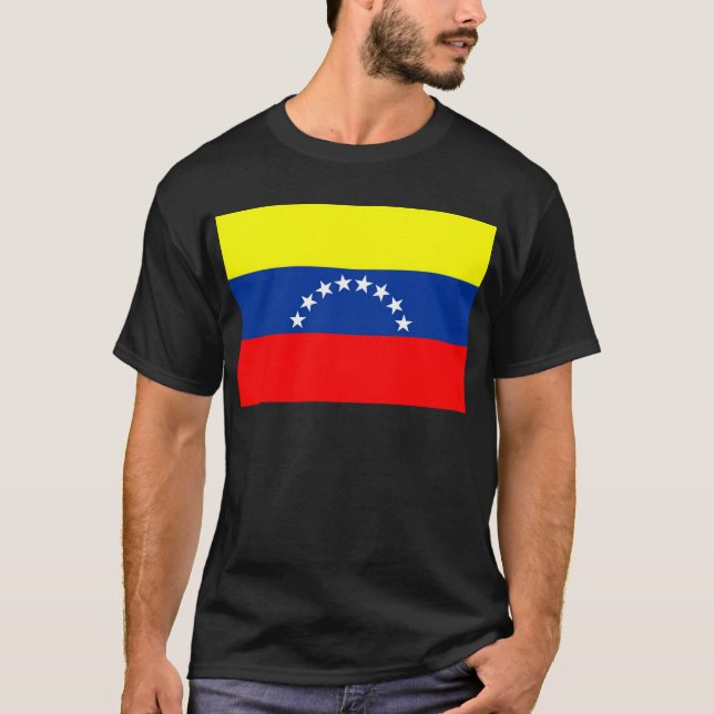 Camiseta Bandeira de Venezuela (Frente)
