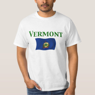 Camiseta Bandeira de Vermont