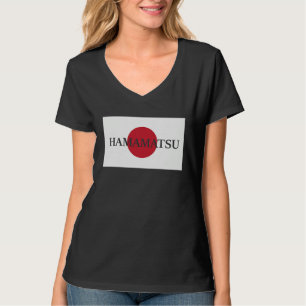 Camiseta Bandeira de Viagem da Ásia Hamamatsu Japão