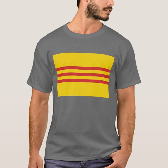 Camiseta Bandeira de Vietnam sul (Frente)