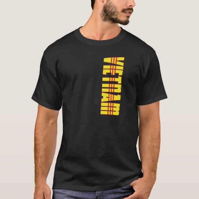 Camiseta Bandeira de Vietnam sul (Frente)