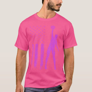 Camiseta Bandeira de Voleibol Americano de Praia