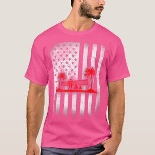 Camiseta Bandeira de Voleibol de Praia nos Estados Unidos