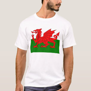 Camiseta Bandeira de Wales