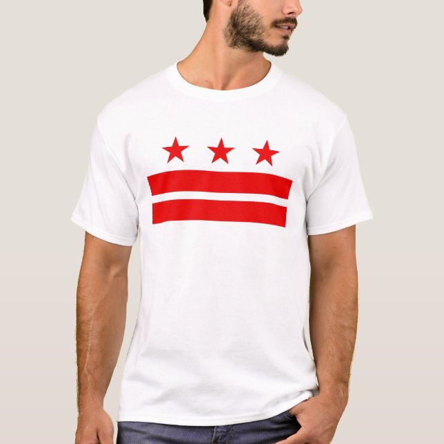 Camiseta Bandeira de Washington D.C. Capitol (Frente)