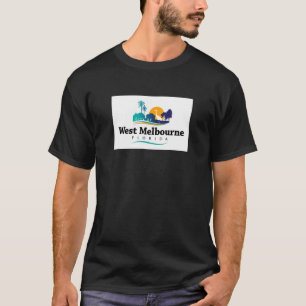 Camiseta Bandeira de West Melbourne Flórida