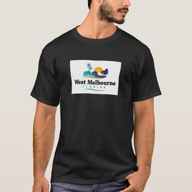 Camiseta Bandeira de West Melbourne Flórida (Frente)