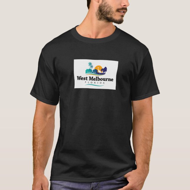Camiseta Bandeira de West Melbourne Flórida   (Frente)