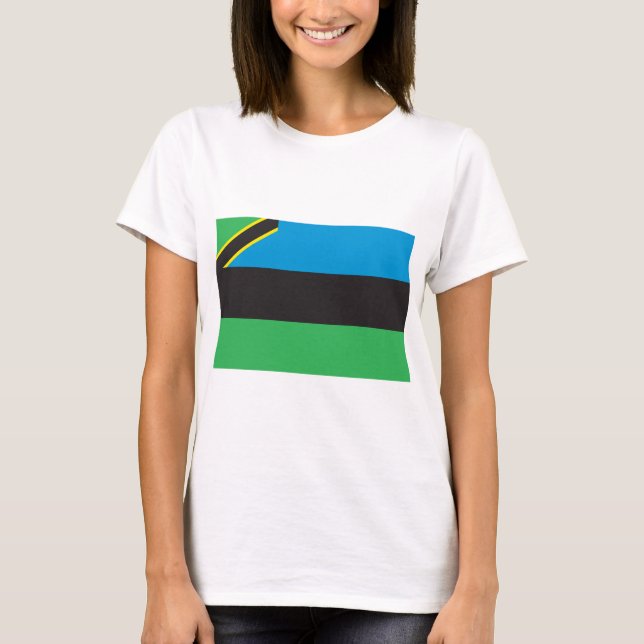 Camiseta Bandeira de Zanzibar (Frente)