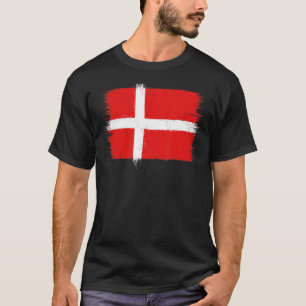 Camiseta Bandeira Dinamarquesa Grundlovsdag Dinamarca Dia 5