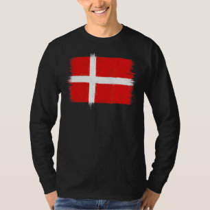Camiseta Bandeira Dinamarquesa Grundlovsdag Dinamarca Dia 5
