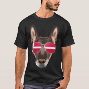 Camiseta Bandeira Dinamarquesa Malinoi Dog Denmark Pocket