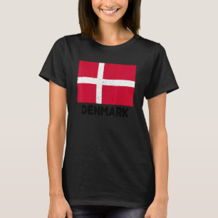Camiseta Bandeira Dinamarquesa Orgulho Dinamarquês