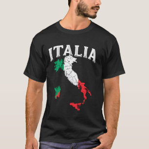 Camiseta Bandeira Distinta da Itália