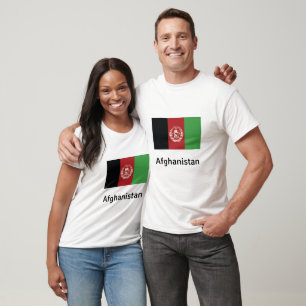 Camiseta Bandeira do Afeganistão