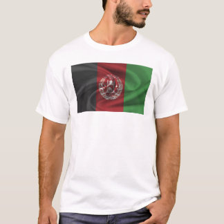 Camiseta Bandeira Do Afeganistão