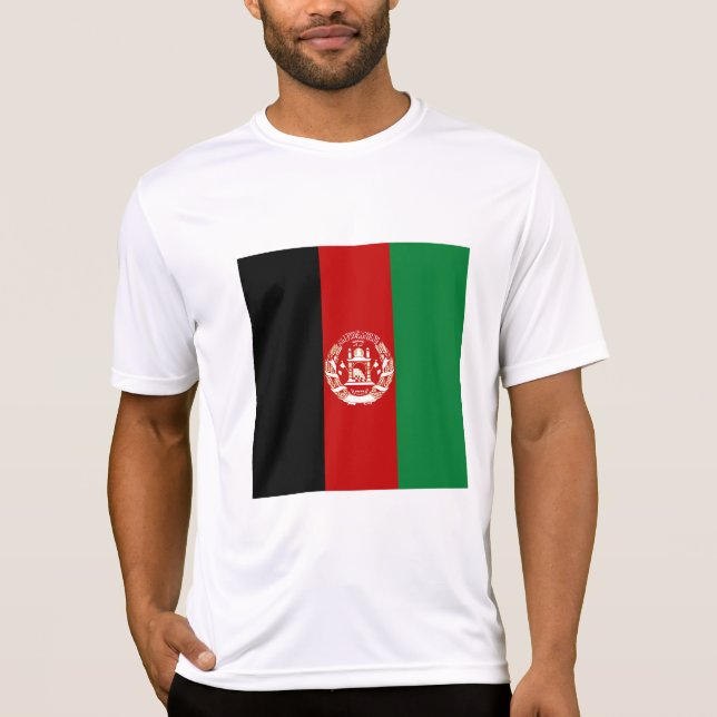 Camiseta Bandeira do Afeganistão (Frente)