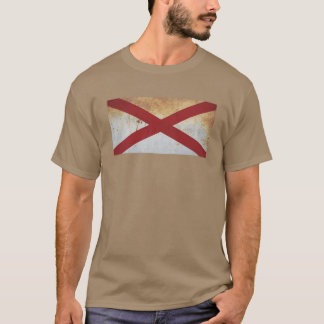 Camiseta Bandeira do Alabama Grunge