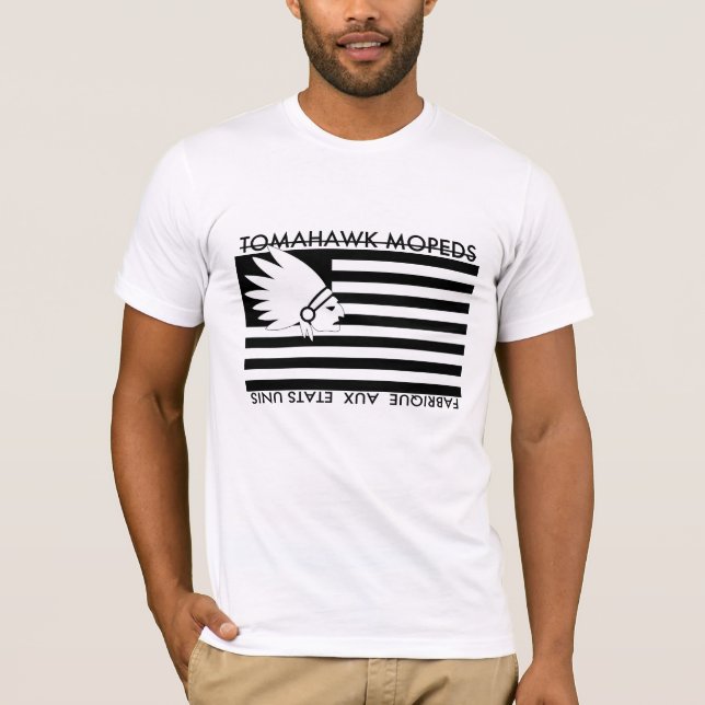 Camiseta Bandeira do americano do Tomahawk (Frente)