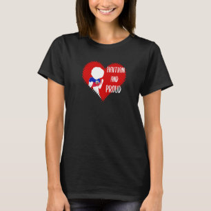 Camiseta Bandeira do Amor Haitiano Orgulhosa Mulher Princes