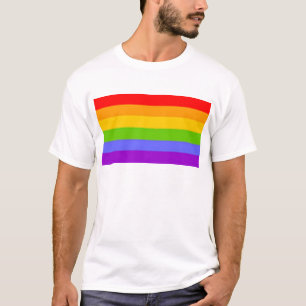 Camiseta Bandeira do arco-íris