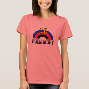 CAMISETA BANDEIRA DO ARCO-ÍRIS DE POLYAMORY