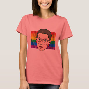 Camiseta Bandeira do arco-íris de RBG - LGBT -