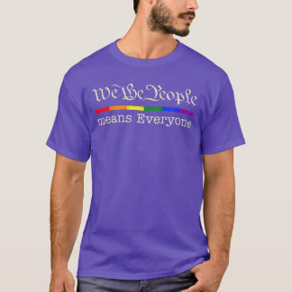 Camiseta Bandeira do Arco-íris do Mês do Orgulho LGBT Nós P