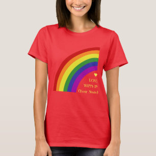 Camiseta Bandeira do Arco-íris do Orgulho