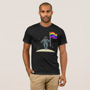 Camiseta Bandeira do arco-íris do orgulho de LGBTQ -