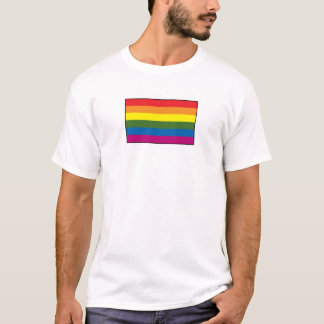 Camiseta Bandeira do arco-íris do orgulho gay