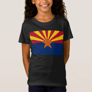 Camiseta Bandeira do Arizona: Estrela Cadente Sol, O Estado