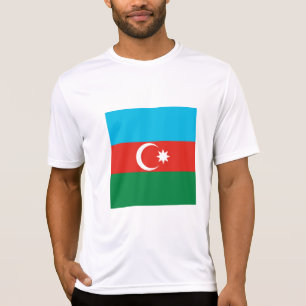 Camiseta Bandeira do Azerbaijão