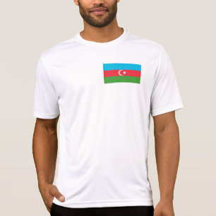 Camiseta Bandeira do Azerbaijão