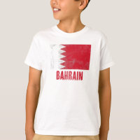 Bandeira do Bahrein "Grunge".