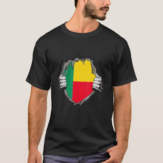 Camiseta Bandeira do Benim (Frente)