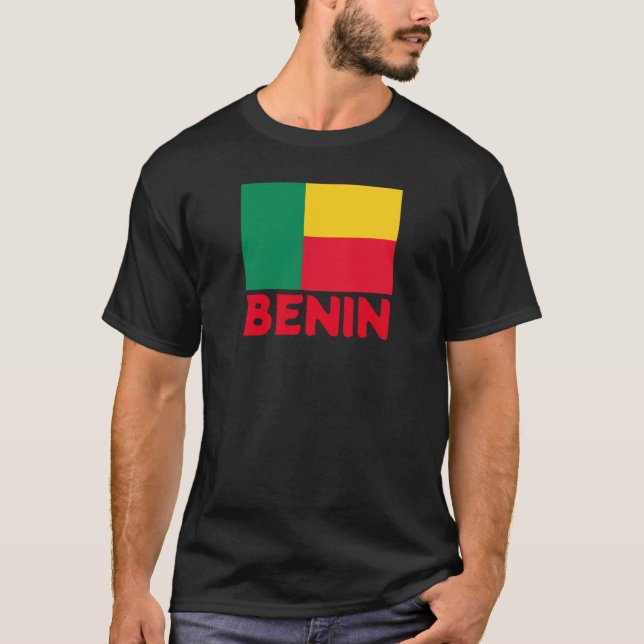 Camiseta Bandeira do Benim (Frente)
