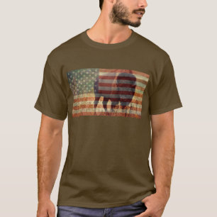 Camiseta Bandeira do bisonte