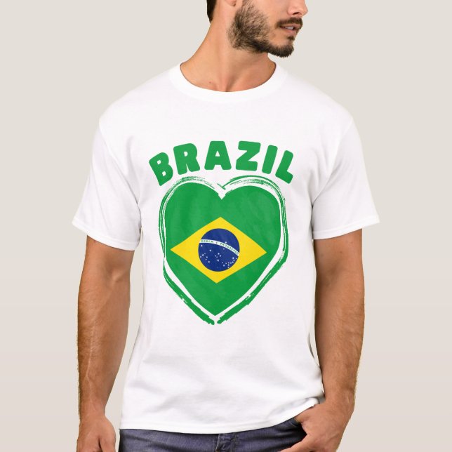 Camiseta Bandeira do Brasil (Frente)