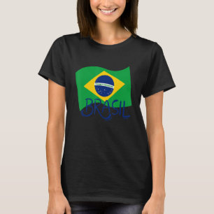 Camiseta Bandeira do Brasil Futebol de Associação