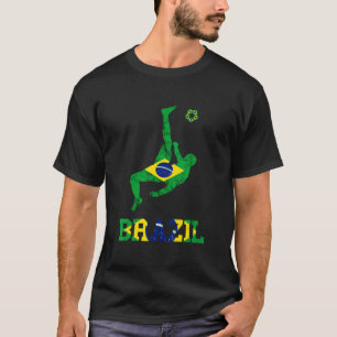 Camiseta Bandeira do Brasil Orgulho Brasileiro Pla Futebol