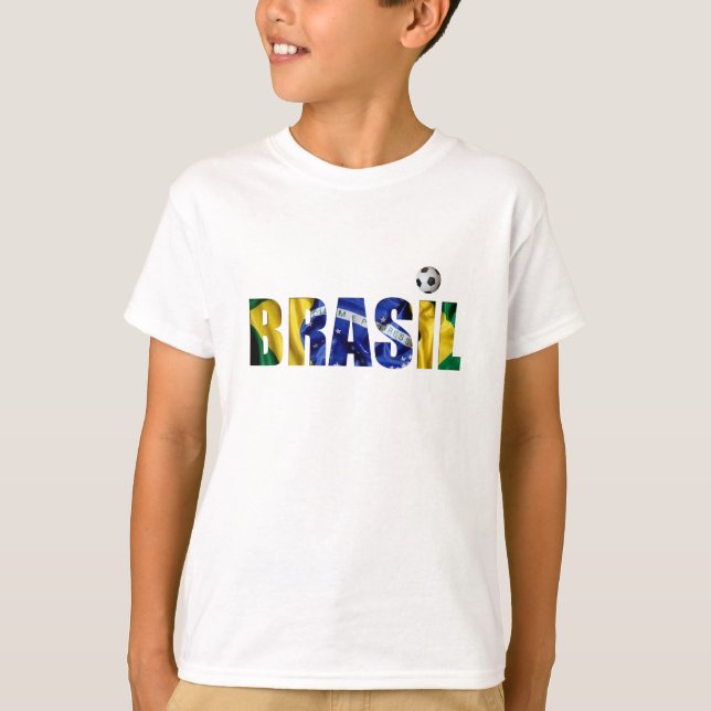 Camiseta Bandeira do brasileiro de Brasil (Frente)