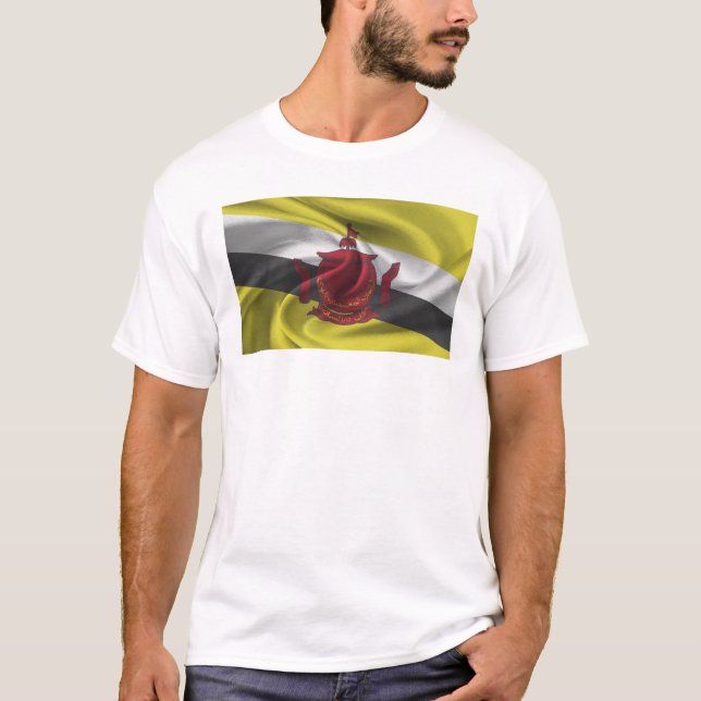 Camiseta Bandeira Do Brunei (Frente)