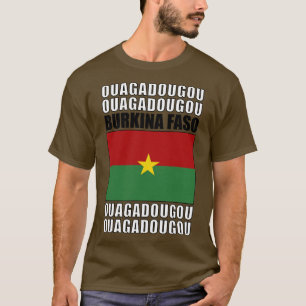 Camiseta Bandeira do Burkina Faso