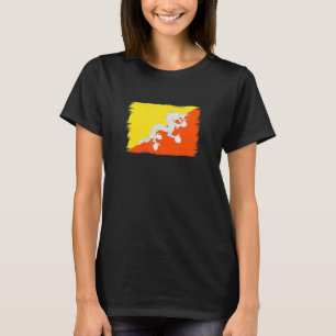 Camiseta Bandeira do Butão Butão 1
