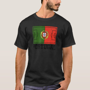 Camiseta Bandeira do Campo de Futebol de Portugal Orgulho P